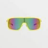 Volcom Macho Sunglasses Yellow-Aqua/ Rainbow Mirror