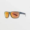 Volcom Baloney Sunglasses Matte Smoke/ Heat Mirror