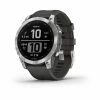 Garmin Fenix 7 Silver With Graphite Band
