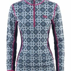 Kari Traa Women's Rose Half Zip Wool Baselayer