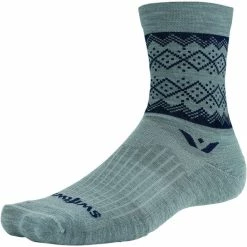 Swiftwick Vision Five Winter Lodge Socks - 5 Inch