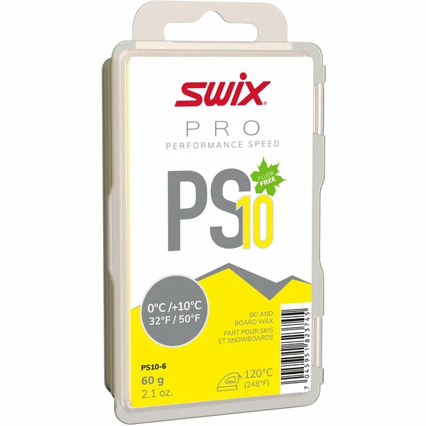 SWIX PS10 Yellow 0°C/+10°C 60g 1 SWIX PS10 Yellow 0°C/+10°C 60g