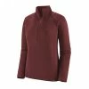 Patagonia Women's Capilene Midweight Zip-Neck In Chicory Red