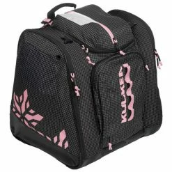 KULKEA BAGS Kulkea Powder Trekker Boot Bag In Black/White/Pink