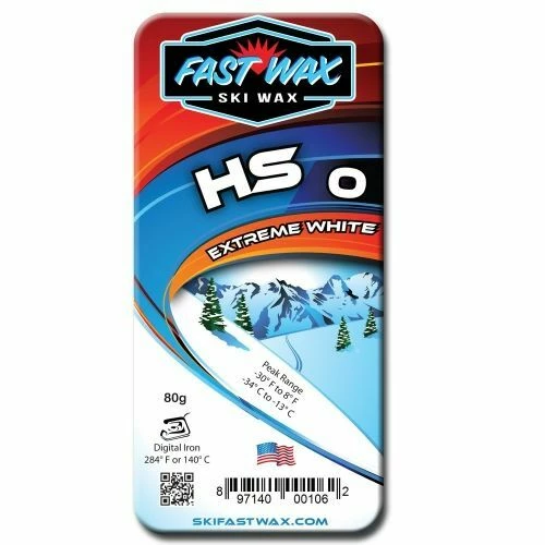 Fast Wax HS-0 White Glide Wax - 80g 1 Fast Wax HS-0 White Glide Wax - 80g